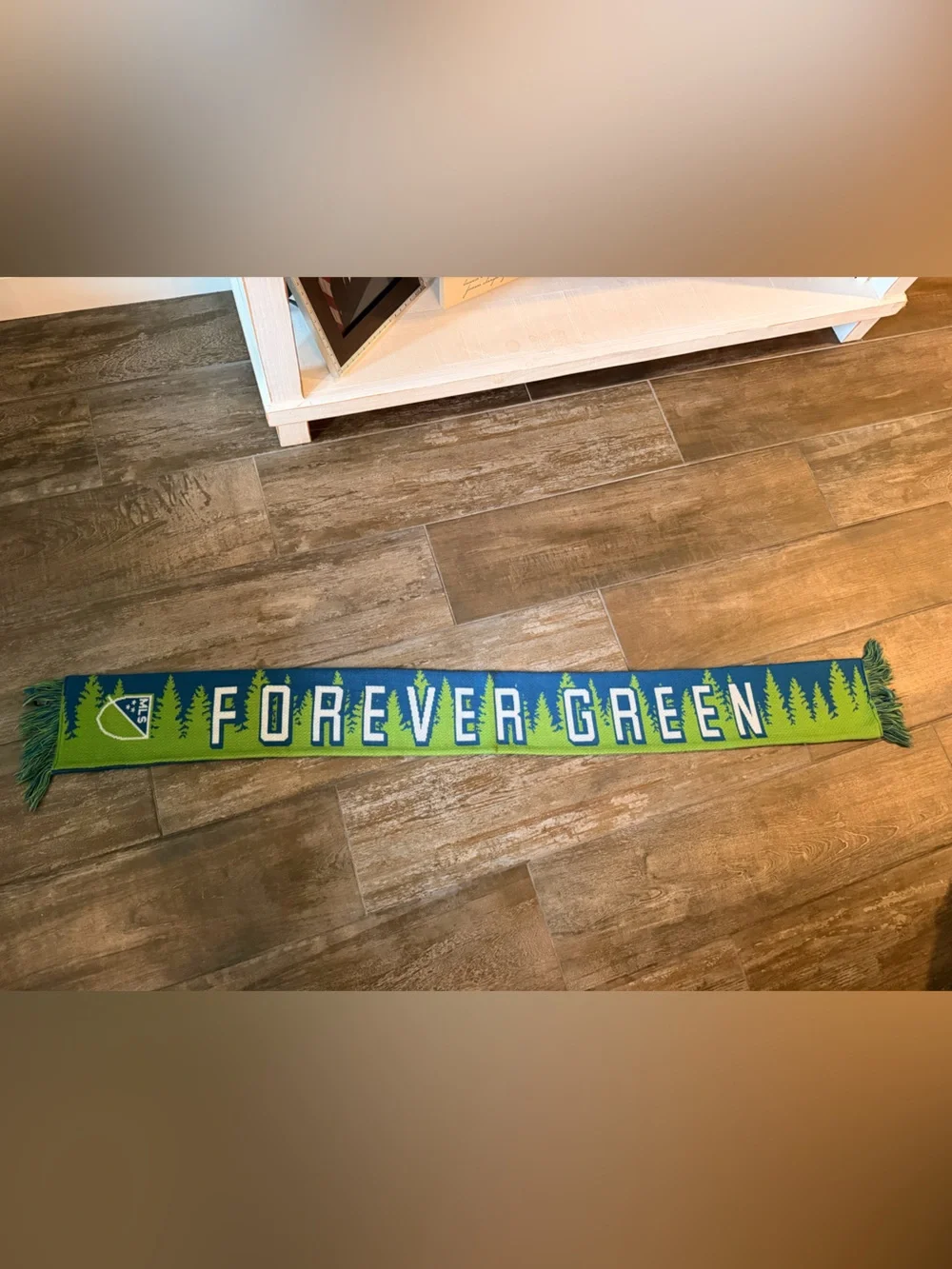 Seattle Sounders FC Eternal Blue Forever Green MLS Soccer Scarf 💚💙⚽